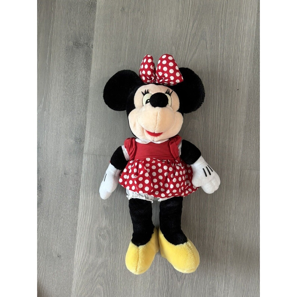 Vintage Disneyland Minnie Mouse 17" Plush Stuffed Animal Toy Walt‎ Disney World